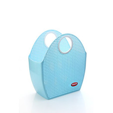 Deals, Discounts & Offers on  - Nayasa Plastic Tiffany Basket (40 Cm X 19 Cm X 44 Cm, Blue)