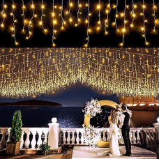 Deals, Discounts & Offers on Outdoor Living  - Homehop Solar Outdoor Icicle String Lights 300 Led