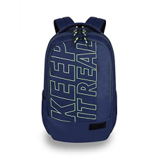 Deals, Discounts & Offers on  - Gear Keep It Real 32 Ltrs Nblue Fl Green School Backpack (KBPKPRELG0503)
