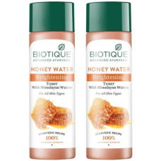 Deals, Discounts & Offers on  - BIOTIQUE HONEY WATER PORE TIGHTENING BRIGHTENING TONER (Pack of 120ML X 2) Men & Women(240 ml)