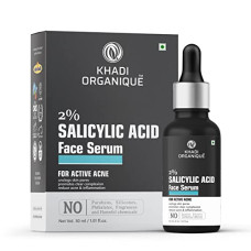 Deals, Discounts & Offers on Beauty Care - Khadi Organique Salicylic Acid Face Serum Promotes clear complexion, Reduce acne & inflammation, unclogs skin pores