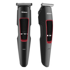 Deals, Discounts & Offers on Health & Personal Care - Kubra KB-2048 Professional Hair Trimmer For Men/Beard Trimmer For Men, Black | Precision T Blade With 5 Trimming Range | 50 Minutes Runtime | Trimmer Men With USB Charging & Indicator
