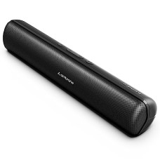 Deals, Discounts & Offers on Electronics - Ambrane 16W Portable Soundbar, 5 Hours Playtime, BoostedBass Wireless Speaker with mesh Design, Crystal-Clear Sound Quality,Waterproof, in-Built Mic with Voice Assistance (Evoke Beam 16, Black)