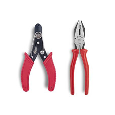 Deals, Discounts & Offers on Hand Tools - Visko Tools 812 Home Tools Kit With 6-Inch Wire Cutter | 8-Inch CRV Plier | Code 239 & 259 | Cutting player | Cutting plier | Pliers | Wire Cutter For Electrical Work |