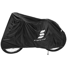 Deals, Discounts & Offers on Accessories - Amazon Brand - Symactive Water Resistant Polyester Cycle Body Cover, Black