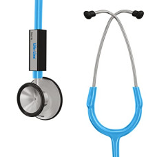 Deals and Offers on - LIFE LINE Junior Stethoscope (Light Blue) | Single Diaphragm Aluminum Sand finish Chest Piece for Adult| Y Tube | Suitable Deals, Discounts & Offers on - LIFE LINE Junior Stethoscope (Light Blue) | Single Diaphragm Aluminum Sand finish Chest Piece for Adult| Y Tube | Suitable
