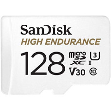 Deals and Offers on - SanDisk 128GB High Endurance Video MicroSDXC Card with Adapter Deals, Discounts & Offers on - SanDisk 128GB High Endurance Video MicroSDXC Card with Adapter