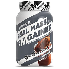 Deals, Discounts & Offers on  - Bigmuscles Nutrition Real Mass Gainer [1Kg, Chocolate] | Lean Whey Protein Muscle Mass Gainer | Complex Carbohydrates, | 1000 Calories | Reduces Muscle Breakdown | Boosts Metabolism