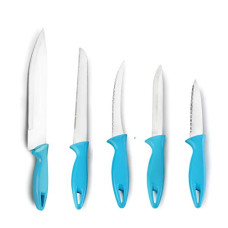 Deals and Offers on - Crystal Stainless Steel Knife Set, Multicolour Deals, Discounts & Offers on - Crystal Stainless Steel Knife Set, Multicolour