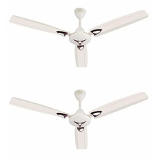 Deals and Offers on - Candes Star 1200mm/48 inch High Speed Anti-dust Decorative 3 Star Rated Ceiling Fan 405 RPM with 2 Yrs Warranty (Ivory, Pack of 2) Deals, Discounts & Offers on - Candes Star 1200mm/48 inch High Speed Anti-dust Decorative 3 Star Rated Ceiling Fan 405 RPM with 2 Yrs Warranty (Ivory, Pack of 2)