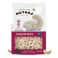 Deals and Offers on - Nutraj 100% Pure Premium Whole Cashew Nuts W320, Raw | Nutritious, Delicious & Crunchy Kaju | Rich in Magnesium, Copper & Phosphorus (500g (Pack of 1)) Deals, Discounts & Offers on - Nutraj 100% Pure Premium Whole Cashew Nuts W320, Raw | Nutritious, Delicious & Crunchy Kaju | Rich in Magnesium, Copper & Phosphorus (500g (Pack of 1))