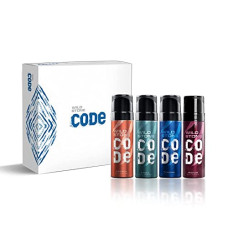 Deals, Discounts & Offers on Beauty Care - Wild Stone CODE Mini Pack with Iridium, Titanium, Steel and Copper Body Perfume Gift Set