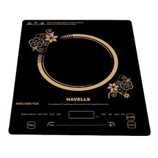 Deals and Offers on - Havells Induction Cooktop TC20 with 9 Cooking Modes, Feather Touch Panel Induction Stove, 3Hr Timer, AutoPan Detection, Child Lock, Auto Power Off, BIS Approved 2000 Watt with 3 Year Coil Warranty Deals, Discounts & Offers on - Havells Induction Cooktop TC20 with 9 Cooking Modes, Feather Touch Panel Induction Stove, 3Hr Timer, AutoPan Detection, Child Lock, Auto Power Off, BIS Approved 2000 Watt with 3 Year Coil Warranty