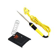 Deals, Discounts & Offers on Irons - Electronic Spices 2 in1 Soldering kit (25watt Soldering iron + Soldering Stand) Mini Starter iron Kit