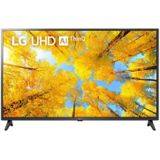 Deals, Discounts & Offers on Entertainment - [For Flipkart Axis Bank Card] LG UQ7550 108 cm (43 inch) Ultra HD (4K) LED Smart WebOS TV 2023 Edition(43UQ7550PSF)
