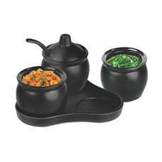 Deals and Offers on - Milton Melamine Achaar Set of 10, Black | Easy to Clean | Long Lasting | Condiment Set Deals, Discounts & Offers on - Milton Melamine Achaar Set of 10, Black | Easy to Clean | Long Lasting | Condiment Set