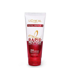 Deals and Offers on - L'Oreal Paris Deep Conditioner, With Micro-Ceramides, Intensly Repairs Damaged Hair, Rapid Reviver Total Repair 5 Deep Conditioner, 180ml Deals, Discounts & Offers on - L'Oreal Paris Deep Conditioner, With Micro-Ceramides, Intensly Repairs Damaged Hair, Rapid Reviver Total Repair 5 Deep Conditioner, 180ml