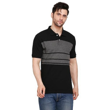 Deals, Discounts & Offers on Men - [Sizes S, M, L, XL, 2XL, 3XL] Scott International Men's Rich Cotton Regular Fit Striper Polo T-Shirt