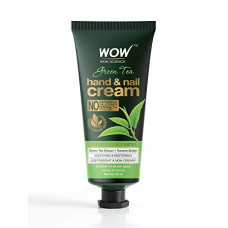 Deals, Discounts & Offers on Beauty Care - WOW Skin Science Green Tea Hand & Nail Cream - Soothing & Restoring - Lightweight & Non-Greasy - Quick Absorb -