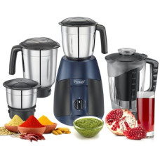 Deals, Discounts & Offers on Personal Care Appliances - Prestige ATLAS Supreme 750 Juicer Mixer Grinder (4 Jars, Black, Blue)