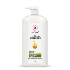 Deals, Discounts & Offers on Beauty Care - DIVYANA Classic Shampoo 1 L, Repairs Dry and Damaged Hair, Strengthening Shampoo for Smooth & Strong Hair - Mild Daily Shampoo