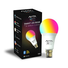 Deals and Offers on - Avita Domus 9W Smart LED Bulb, 16 Million Color Options (RGB) + Music Sync, Operated Through Amazon Alexa & Google Assistant Deals, Discounts & Offers on - Avita Domus 9W Smart LED Bulb, 16 Million Color Options (RGB) + Music Sync, Operated Through Amazon Alexa & Google Assistant