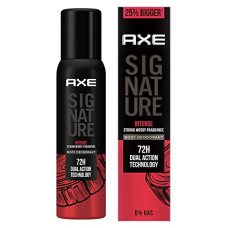 Deals and Offers on - Axe Signature Intense Bodyspray | 154ml Deodorant for Men, No-Gas Formula Men's Deodorant Deals, Discounts & Offers on - Axe Signature Intense Bodyspray | 154ml Deodorant for Men, No-Gas Formula Men's Deodorant