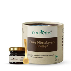 Deals and Offers on - Neuherbs Pure & Original 100% Ayurvedic Himalayan Shilajit/Shilajeet Resin 30g With 75% Fulvic Acid - For Endurance, Stamina and strength | Lab Tested Deals, Discounts & Offers on - Neuherbs Pure & Original 100% Ayurvedic Himalayan Shilajit/Shilajeet Resin 30g With 75% Fulvic Acid - For Endurance, Stamina and strength | Lab Tested