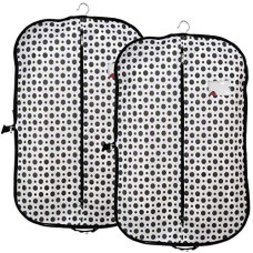 Deals and Offers on - Kuber Industries Polka Dots Printed 2 Pieces Foldable Non Woven Men's Coat Blazer Cover (Black & White)-KUBMART891 Deals, Discounts & Offers on - Kuber Industries Polka Dots Printed 2 Pieces Foldable Non Woven Men's Coat Blazer Cover (Black & White)-KUBMART891