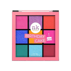 Deals, Discounts & Offers on Beauty Care - Nicka K Nine Color Eyeshadow Palette - Birthday Cake, Multicolor, 11 g