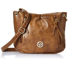 Deals and Offers on - Lino Perros Women's Artificial Leather Sling bag Peach Coloured (BROWN) Deals, Discounts & Offers on - Lino Perros Women's Artificial Leather Sling bag Peach Coloured (BROWN)