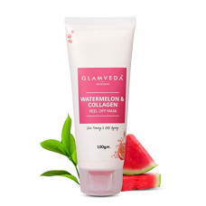 Deals and Offers on Beauty Care - Glamveda Watermelon & Collagen Peel Firming & Anti Aging Off Mask For Women | Reduces Signs of ageing | Gives radiant glow | No Paraben, SLS | 100gm Deals, Discounts & Offers on Beauty Care - Glamveda Watermelon & Collagen Peel Firming & Anti Aging Off Mask For Women | Reduces Signs of ageing | Gives radiant glow | No Paraben, SLS | 100gm