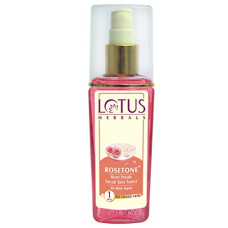 Deals and Offers on - Lotus Herbals Rosetone Rose Petals Facial Skin Toner Liquid with Aloe Vera, Rose, Tulsi Leaves, Vetiver | Pack of 1, 100 ml Deals, Discounts & Offers on - Lotus Herbals Rosetone Rose Petals Facial Skin Toner Liquid with Aloe Vera, Rose, Tulsi Leaves, Vetiver | Pack of 1, 100 ml