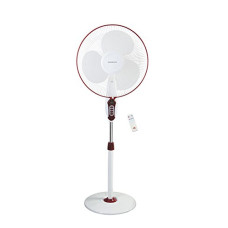Deals and Offers on - Havells Sprint LED with Remote 400mm Pedestal Fan (Red) Deals, Discounts & Offers on - Havells Sprint LED with Remote 400mm Pedestal Fan (Red)