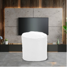 Deals, Discounts & Offers on Furniture - Flipkart Perfect Homes Studio Large Pouffe Bean Bag Cover (Without Beans)(White)