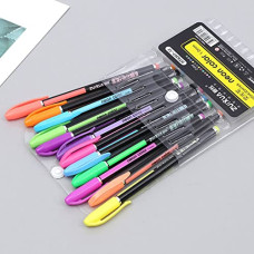 Deals, Discounts & Offers on Stationery - GLUN 12Pcs Neon Color Set Neon Metallic Fluorescence Highlighter Pastel Gel Pen For Art Sketch Doodle Painting Drawing Kids Gift