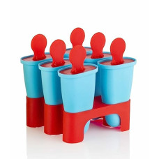 Deals and Offers on - Clazkit Set of 6 Plastic Reusable Ice Pop Makers, Homemade Popsicle Frozen Ice Cream Moulds Tray Kulfi Candy Deals, Discounts & Offers on - Clazkit Set of 6 Plastic Reusable Ice Pop Makers, Homemade Popsicle Frozen Ice Cream Moulds Tray Kulfi Candy