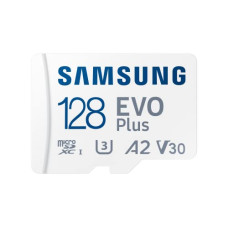 Deals and Offers on - Samsung EVO Plus 128GB microSDXC UHS-I U3 130MB/s Full HD & 4K UHD Memory Card with Adapter (MB-MC128KA) Deals, Discounts & Offers on - Samsung EVO Plus 128GB microSDXC UHS-I U3 130MB/s Full HD & 4K UHD Memory Card with Adapter (MB-MC128KA)