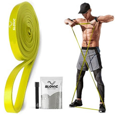 Deals, Discounts & Offers on Auto & Sports - Slovic Yellow Resistance Bands for Workout for Men and Women (1 Year Warranty) Resistance Band Set & Exercise Band
