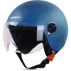 Deals and Offers on - Steelbird SBH-16 Furor ISI Certified Open Face Helmet Motorbike Helmet(Dashing Blue with Clear Visor) Deals, Discounts & Offers on - Steelbird SBH-16 Furor ISI Certified Open Face Helmet Motorbike Helmet(Dashing Blue with Clear Visor)
