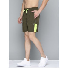 Deals and Offers on - SLAZENGERSolid Men Dark Green Sports Shorts Deals, Discounts & Offers on - SLAZENGERSolid Men Dark Green Sports Shorts