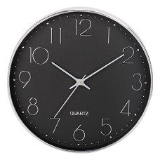 Deals and Offers on - Derons 12 Inches Non Ticking Silent Quartz Round Designer Plastic Wall Clock Deals, Discounts & Offers on - Derons 12 Inches Non Ticking Silent Quartz Round Designer Plastic Wall Clock