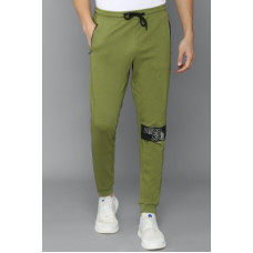 Deals, Discounts & Offers on  - Allen SollyMen Printed Green Track Pants