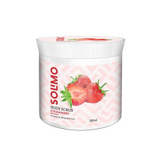 Deals and Offers on - Amazon Brand - Solimo Body Scrub, Strawberry, 300gms Deals, Discounts & Offers on - Amazon Brand - Solimo Body Scrub, Strawberry, 300gms