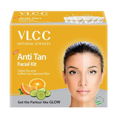 Deals, Discounts & Offers on Beauty Care - VLCC Vlcc Anti Tan Single Facial Kit (60gm) Pack Of 2, 120 g (Pack of 2)