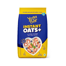 Deals, Discounts & Offers on  - Yogabar Instant Oats 1Kg | Premium Oats, Ready to Cook, Gluten Free Oats with High Fibre, 100% Whole Grain, Non-GMO, 1Kg