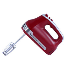Deals, Discounts & Offers on  - Wonderchef Crimson Edge 5 Speed Electric Hand Mixer | 300W Powerful Copper Motor |TurboSpeed I Adjustable Slow Speed Start I Hand Blender | Stainless Steel Whisk Beaters and Dough Hooks | 2 Years Warranty | Bakeware I Red