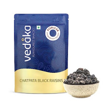 Deals, Discounts & Offers on  - Amazon Brand - Vedaka Chatpata Black Raisin 200g || Flavoured Black Raisin || Healthy Snacking