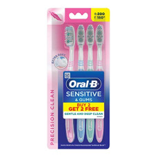 Deals and Offers on - Oral B Ultrathin Sensitive Manual Toothbrush For adults, Multicolor- (Buy 2 Get 2 Free) Deals, Discounts & Offers on - Oral B Ultrathin Sensitive Manual Toothbrush For adults, Multicolor- (Buy 2 Get 2 Free)