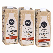 Deals, Discounts & Offers on  - Urban Platter OatWOW Coffee Oat Beverage, 1L [Plant-based/Milk Alternative] [Pack of 3]